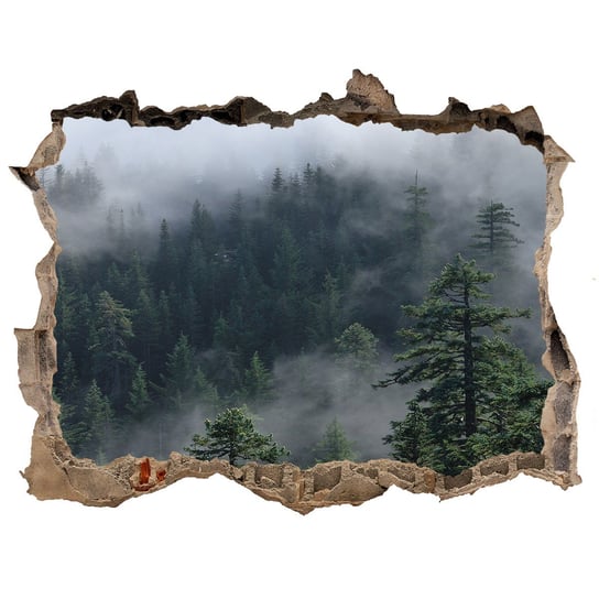 Samoprzylepna naklejka cegła Leśna mgła 120x81, Tulup Tulup