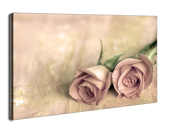 Samotne róże - obraz na płótnie 40x30 cm Galeria Plakatu