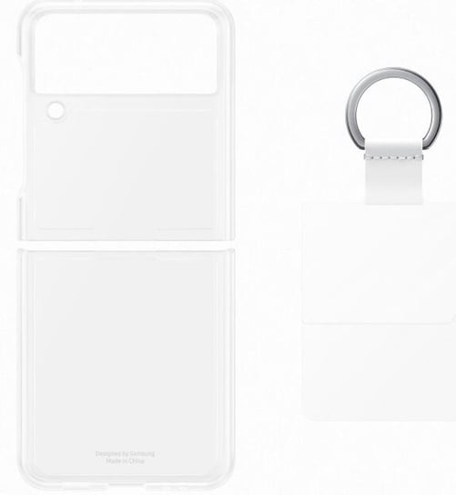 SAMSUNG Etui Clear Cover z pierścieniem do Galaxy Z Flip 3 Transparent Samsung