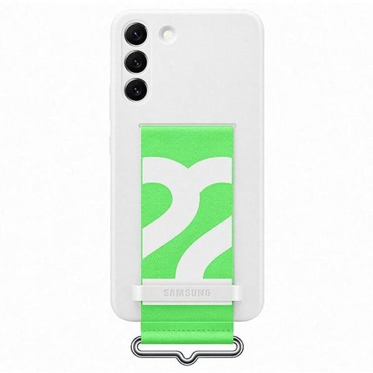 SAMSUNG Etui Silicone Cover z paskiem do Galaxy S22 White Samsung