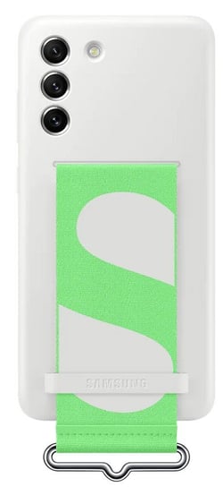 SAMSUNG Etui Silicone Cover z paskiem do S21 FE White Samsung
