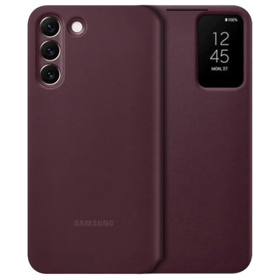 SAMSUNG Etui Smart Clear View Cover do Galaxy S22 Plus Burgundy Samsung