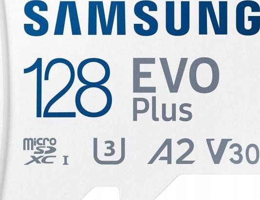 Samsung EVO PLUS microSDXC 128GB UHS-I U3 W100MB/s R180MB/s v2023 Inna marka