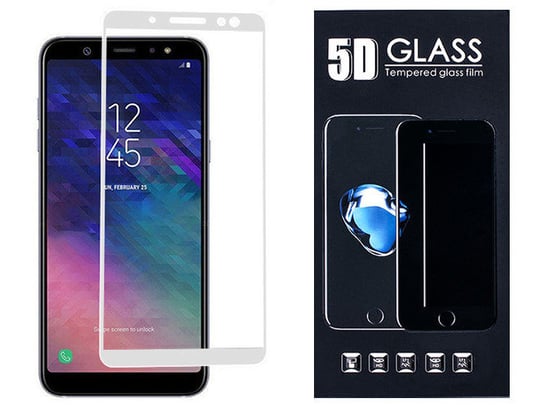 Samsung Galaxy A6 2018 Szkło 5D Klej Na Cały Ekran VegaCom