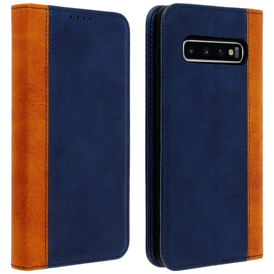 Samsung Galaxy S10 Folio Case Storage Card Stojak wideo Ciemnoniebieski Avizar