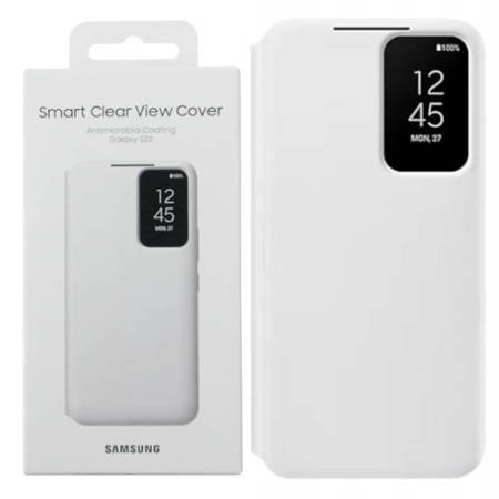 Samsung Galaxy S22 Etui Smart Clear View Cover Ef-Zs901Cwegww - Białe Samsung