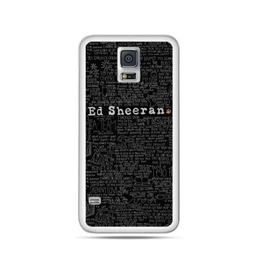 Samsung Galaxy S5 mini ED Sheeran czarne poziome EtuiStudio