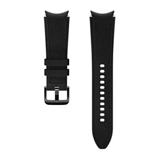 SAMSUNG Pasek Hybrid Leather Band (20mm, M/L) Galaxy Watch4 Black Samsung Electronics