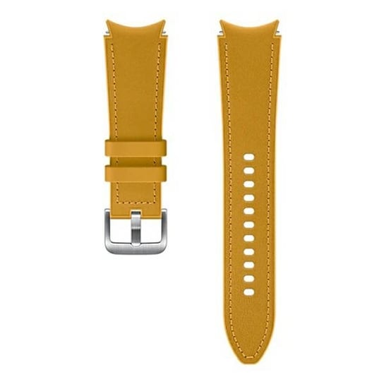 SAMSUNG Pasek Hybrid Leather Band (20mm, M/L) Galaxy Watch4 Mustard Samsung