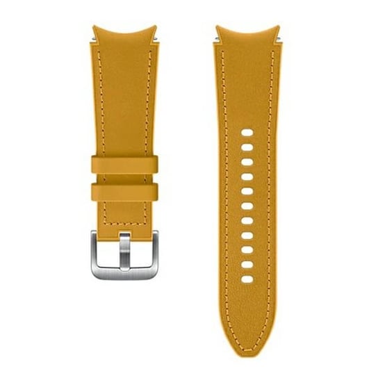 SAMSUNG Pasek Hybrid Leather Band (20mm, S/M) Galaxy Watch4 Mustard Samsung