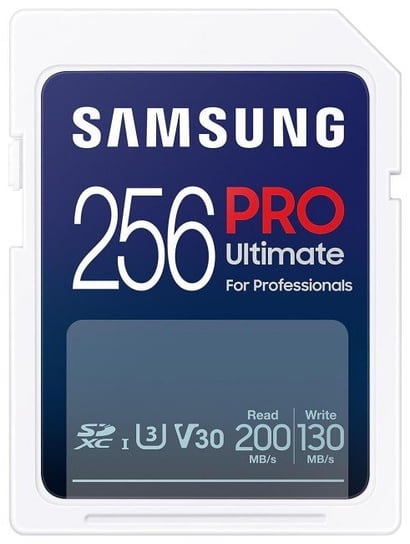 Samsung PRO Ultimate SDXC 256GB UHS-I U3 [Zapis 130MB/s Odczyt 200MB/s] Samsung