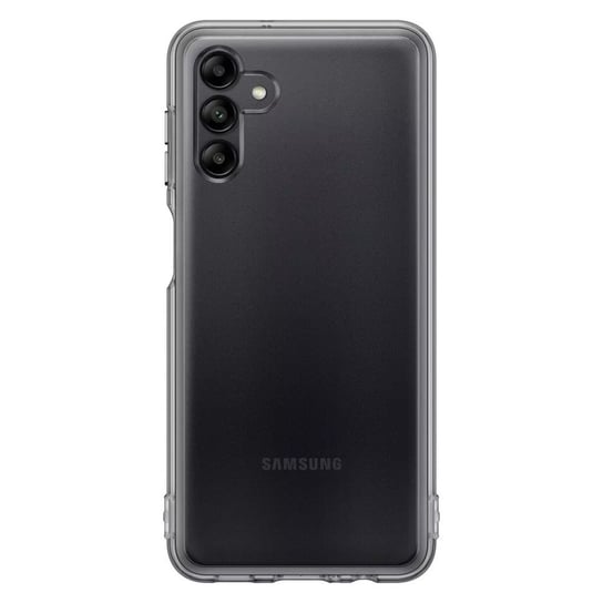 Samsung Soft Clear Cover wytrzymałe etui z żelową ramką i wzmocnionym tyłem Samsung Galaxy A04s czarny (EF-QA047TBEGWW) 4kom.pl