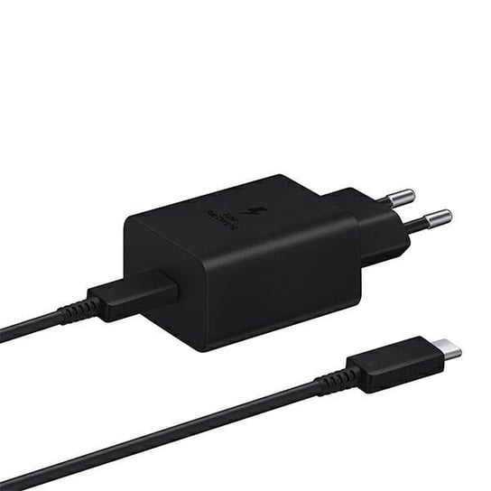 SAMSUNG Szybka Ładowarka sieciowa 45W Czarna + Kabel USB-C Samsung