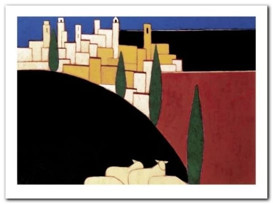 San Gimignano plakat obraz 80x60cm Wizard+Genius