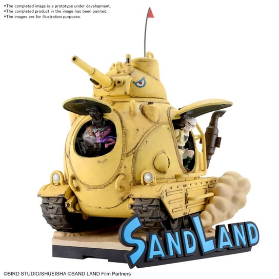 Sand Land - 1/35 Sand Land Tank 104 - Model Kit BANDAI