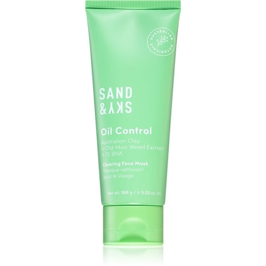 Sand & Sky Oil Control Clearing Face Mask normalizująca maseczka głęboko oczyszczająca do cery tłustej i problematycznej 100 g Inna marka