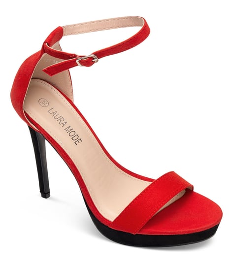 Sandałki damskie, Laura Mode QL-121, czerwone, rozmiar 38 LAURA MODE