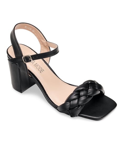 Sandałki damskie, Laura Mode QL-175, czarne, rozmiar 37 LAURA MODE