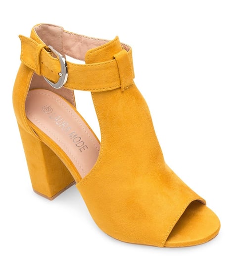 Sandałki damskie, Laura Mode QL-97, żółte, rozmiar 39 LAURA MODE