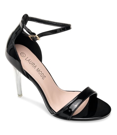 Sandałki damskie, Laura Mode ZOY-003, czarne, rozmiar 36 LAURA MODE