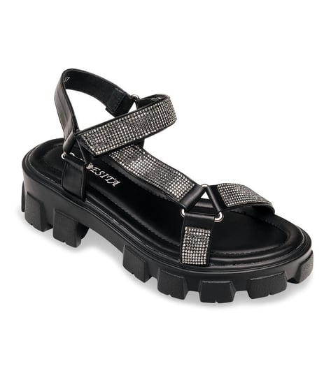 Sandałki damskie, Shoesita K-8053, czarne, rozmiar 39 SHOESITA