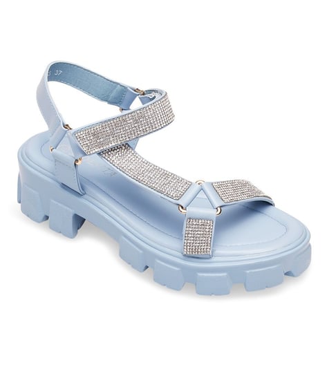 Sandałki damskie, Shoesita K-8053 Niebieskie, rozmiar 39 SHOESITA