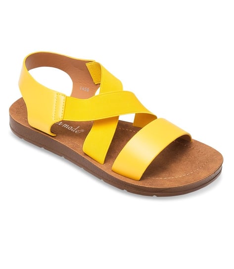 Sandałki damskie, Super Mode 1458, żółte, rozmiar 36 SUPER MODE