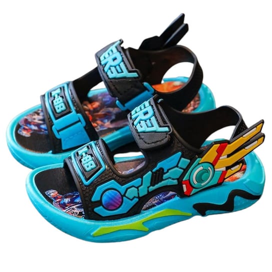 Sandałki Dziecięce Lekkie Gumowe Sportowe Piankowe Chłopięce Bronte RX-100 BLUE 21 Inna marka