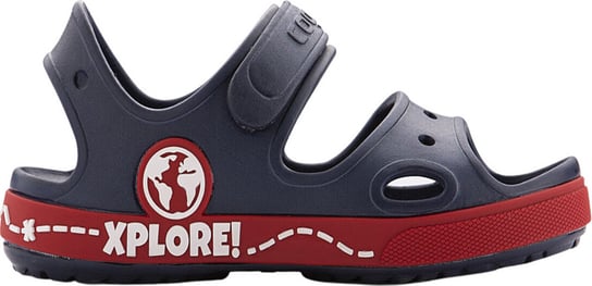 Sandały dla dzieci Coqui Yogi granatowo-czerwone 8861-407-2109A-22-23 Coqui