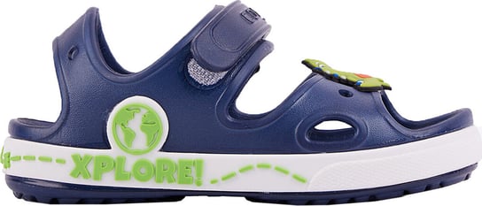 Sandały dla dzieci Coqui Yogi granatowo-zielone 8861-407-2132-01-22/23 Coqui