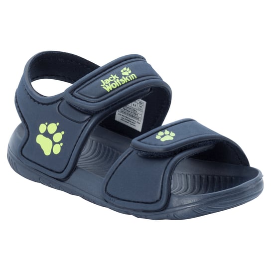 Sandały Dziecięce Fun Sandal K Blue / Lime 20 Jack Wolfskin