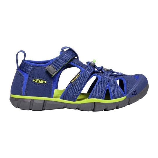 Sandały dziecięce, KEEN, Blue Depthis / Chartreuse, rozmiar 22 KEEN