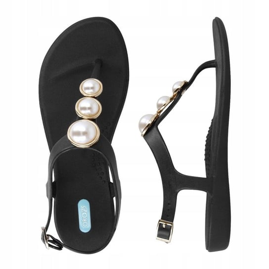 Sandały lekkie wygodne eleganckie perły Oka-B, rozmiar 40 Oka-b