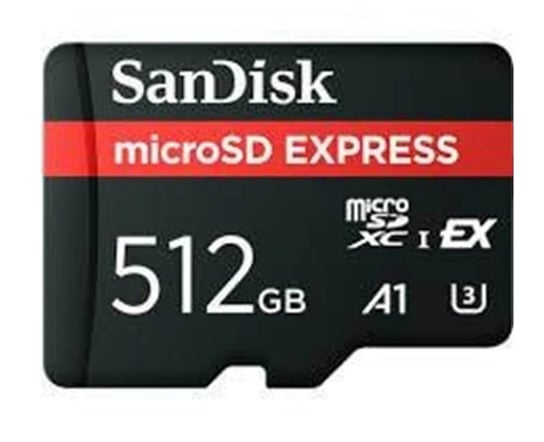 SanDisk Express microSD 512GB SDSQXFN-512G-GN4NN, R 880MB/s, W 650MB/s, Sustained Write 210MB/s, U3, C10 SanDisk