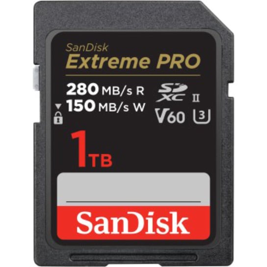 SanDisk Extreme PRO 1TB V60 UHS-II SD, 280/150MB/s,V60,C10,UHS-II SanDisk