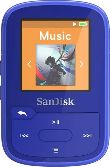 SanDisk Odtwarzacz MP3 Clip Sport Plus 32GB niebieski SanDisk