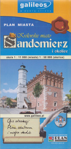 Sandomierz i okolice. Mapa 1:11 000 Opracowanie zbiorowe