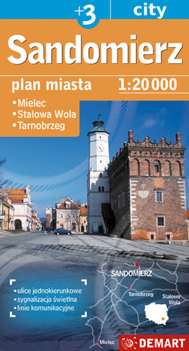 Sandomierz. Plan miasta 1:20 000 Opracowanie zbiorowe