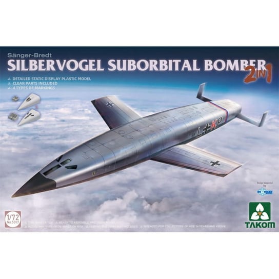 Sanger-Bredt Silbervogel Suborbital Bomber 1:72 Takom 5017 Takom