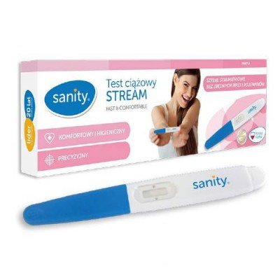 Sanity, Test ciążowy stream strumieniowy szybki Sanity