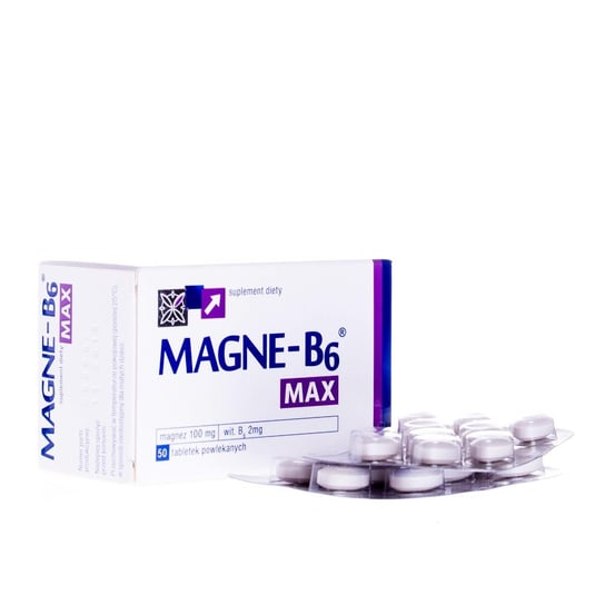 Sanofi, Magne-B6 MAX Magnez 100 mg, Suplement diety, 50 tab. Sanofi