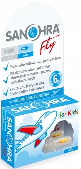 Sanohra, Fly, Zatyczki do uszu dla dzieci, 1 para Sanohra