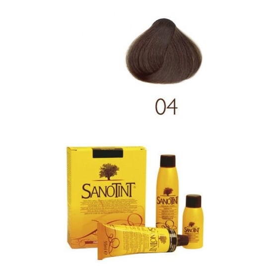 Sanotint, Classic, farba do włosów na bazie ekstraktów roślinnych i witamin 04 Light Brown, 125 ml Sanotint