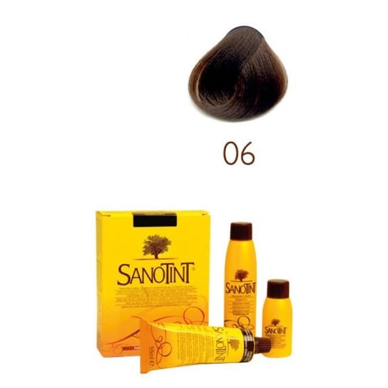 Sanotint, Classic, farba do włosów na bazie ekstraktów roślinnych i witamin 06 Dark Chestnut, 125 ml Sanotint