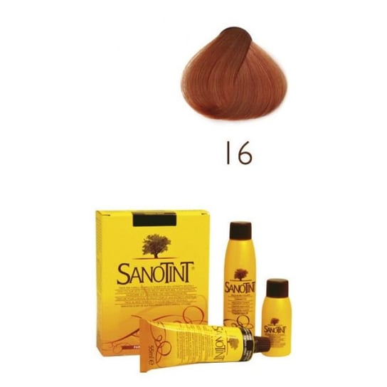 Sanotint, Classic, farba do włosów na bazie ekstraktów roślinnych i witamin 16 Copper Blonde, 125 ml Sanotint