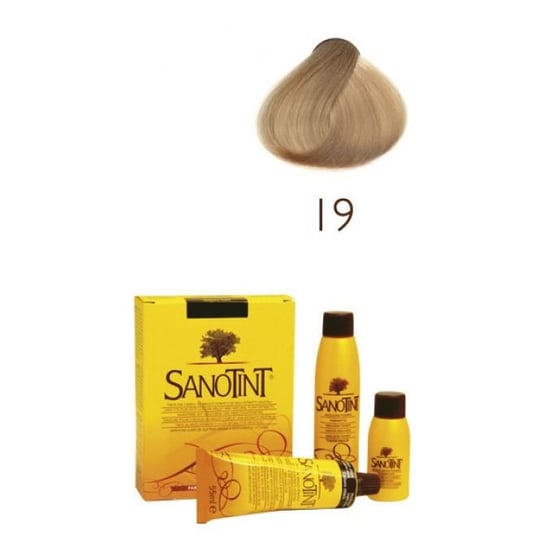 Sanotint, Classic, farba do włosów na bazie ekstraktów roślinnych i witamin 19 Very Light Blonde, 125 ml Sanotint