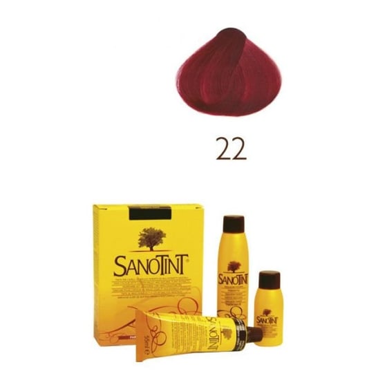Sanotint, Classic, farba do włosów na bazie ekstraktów roślinnych i witamin 22 Claret, 125 ml Sanotint