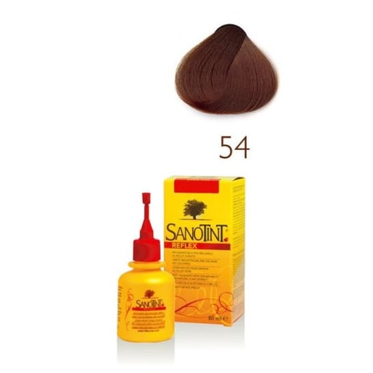 Sanotint, Reflex, szampon koloryzujący na bazie ekstraktów roślinnych i witamin 54 Golden Chestnut, 80 ml Sanotint