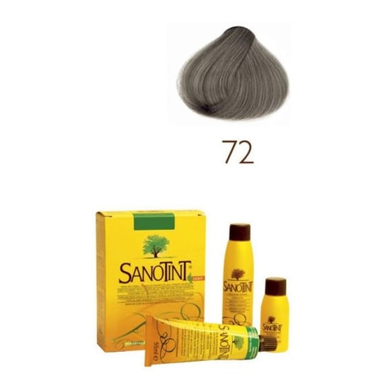 Sanotint, Sensitive, farba do włosów na bazie ekstraktów roślinnych i witamin 72 Bright Ash Chestnut, 125 ml Sanotint