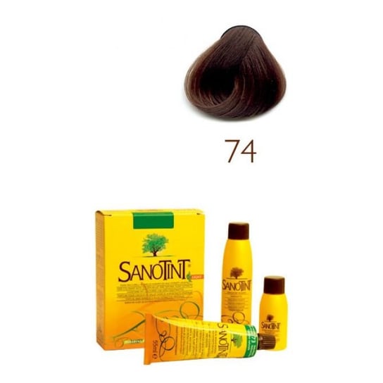 Sanotint, Sensitive, farba do włosów na bazie ekstraktów roślinnych i witamin 74 Light Brown, 125 ml Sanotint